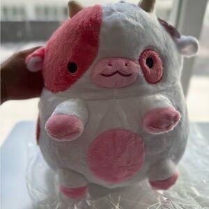 ❤️ SOLD ❤️ Heatable Strawberry cow